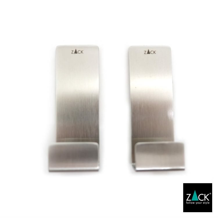 ZACK 40610 POTES ドイツZACK社製モダンデザインのタオルフックL 2個入 HL [在庫有り]