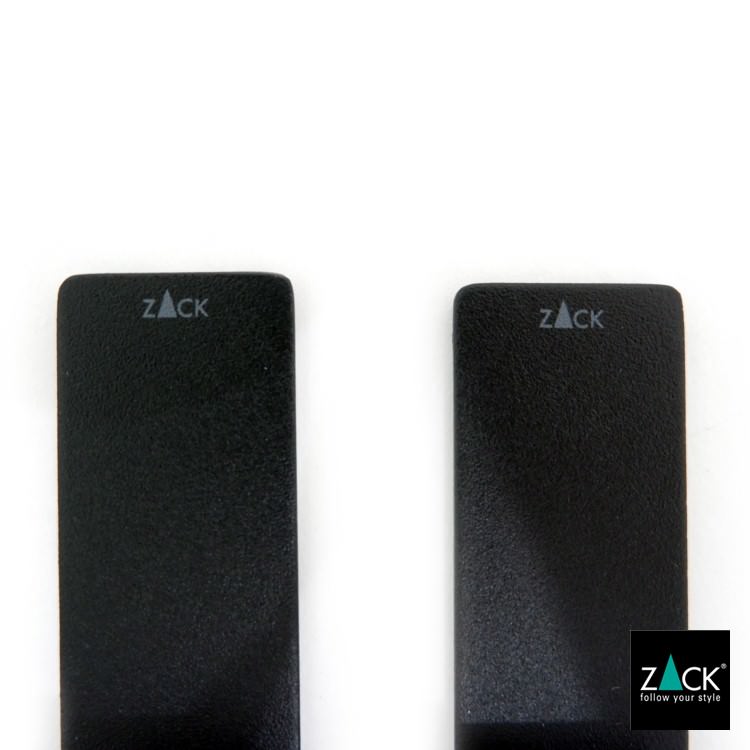 ZACK 40611 POTES ドイツZACK社製モダンデザインのタオルフックL 2個入 マットブラック [在庫有り]