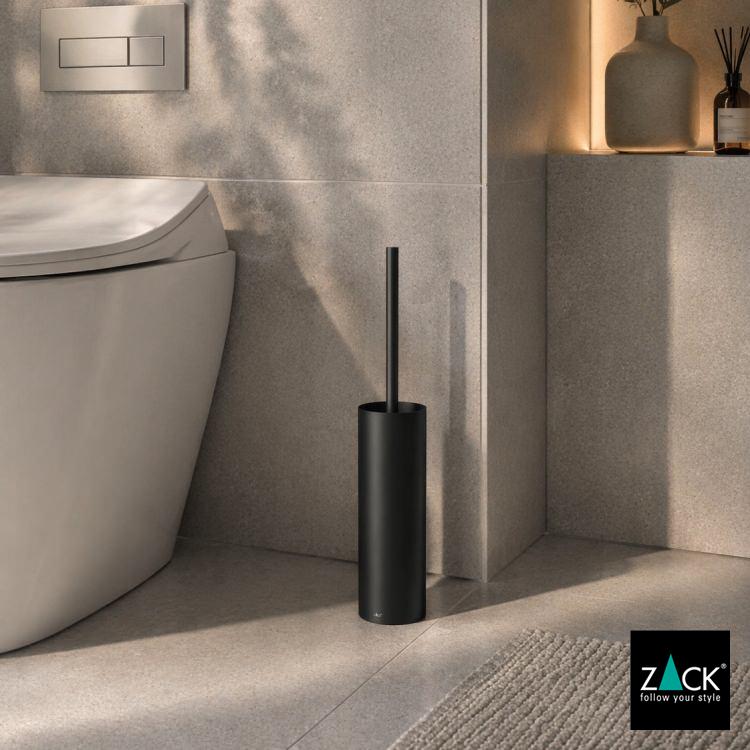 ZACK 40622 PATIO ドイツZACK社製モダンデザインのトイレブラシ マットブラック [お取寄せ]