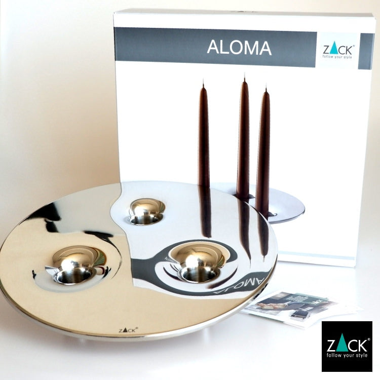 ZACK 40632 ALOMA ドイツZACK社製モダンデザインのキャンドルホルダー MP [在庫有り] H2-830