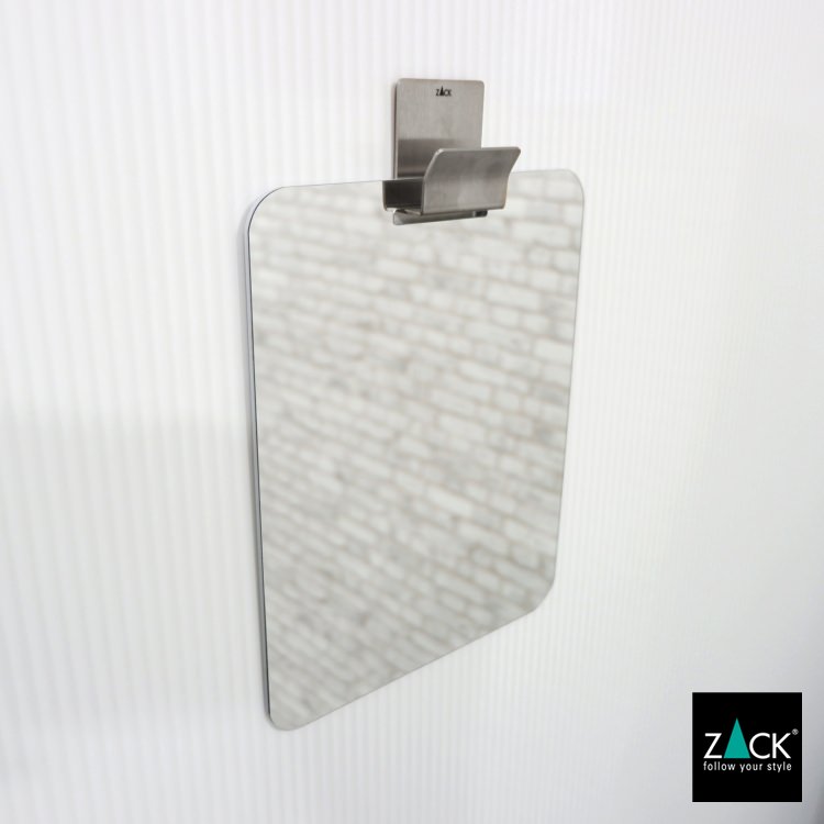 ZACK 40801 POTES ドイツZACK社製モダンデザインの壁掛けミラー(曇止め) HL [お取寄せ]