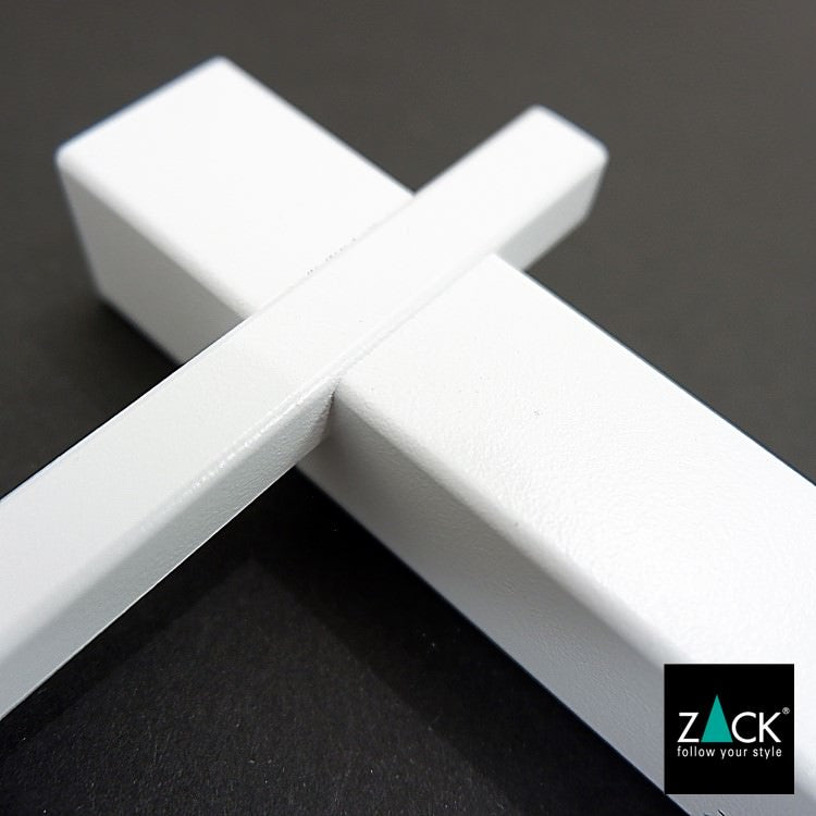 ZACK 40810 CARVO ドイツZACK社製モダンデザインのトイレットペーパーホルダー ホワイト仕上げ 壁付けタイプ DIY [在庫有り]