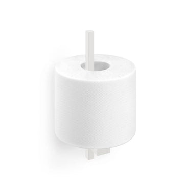 ZACK 40811 CARVO ドイツZACK社製モダンデザインのスペアトイレットペーパーホルダー 予備ロール ホワイト仕上げ 壁付けタイプ DIY [在庫有り]