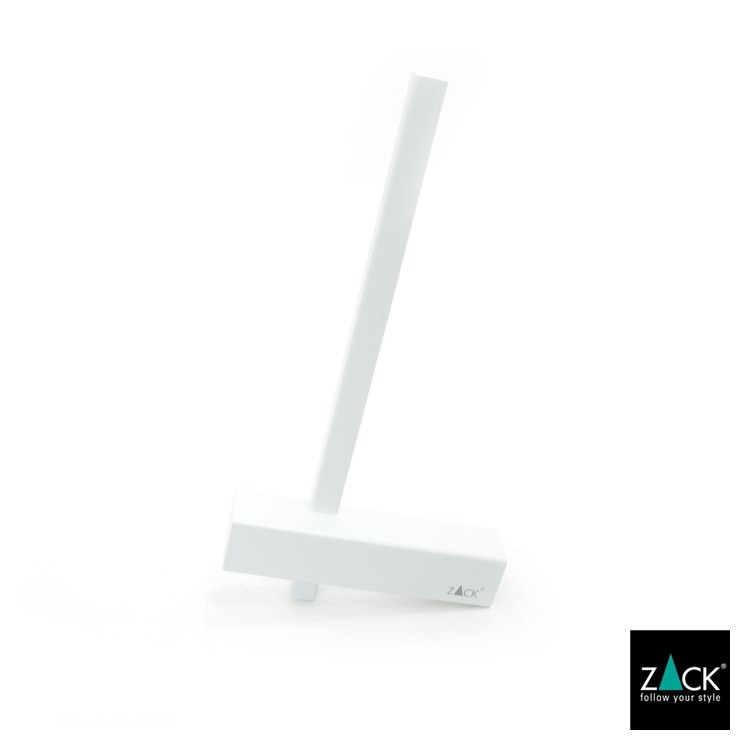 ZACK 40811 CARVO ドイツZACK社製モダンデザインのスペアトイレットペーパーホルダー 予備ロール ホワイト仕上げ 壁付けタイプ DIY [在庫有り]