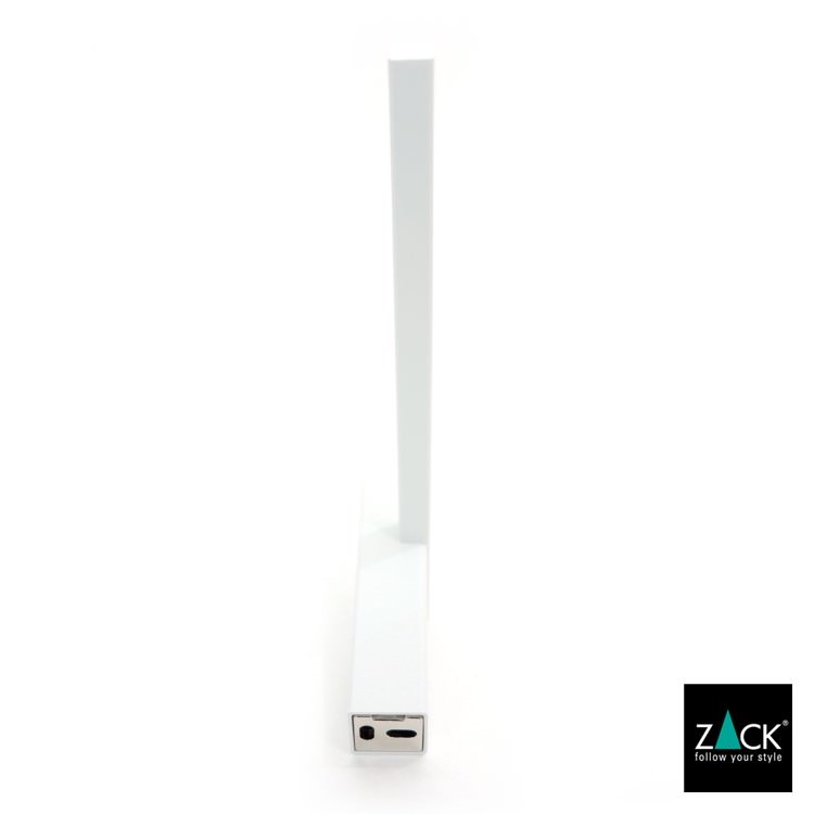 ZACK 40811 CARVO ドイツZACK社製モダンデザインのスペアトイレットペーパーホルダー 予備ロール ホワイト仕上げ 壁付けタイプ DIY [在庫有り]