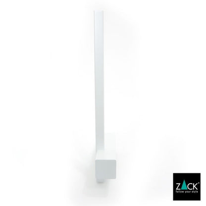 ZACK 40811 CARVO ドイツZACK社製モダンデザインのスペアトイレットペーパーホルダー 予備ロール ホワイト仕上げ 壁付けタイプ DIY [在庫有り]