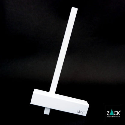ZACK 40811 CARVO ドイツZACK社製モダンデザインのスペアトイレットペーパーホルダー 予備ロール ホワイト仕上げ 壁付けタイプ DIY [在庫有り]