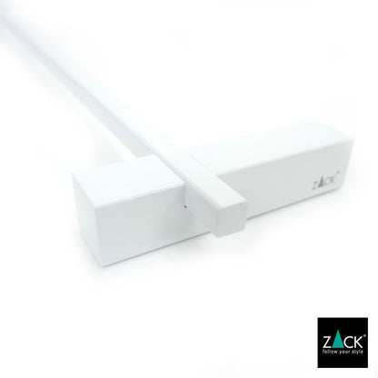 ZACK 40812 CARVO ドイツZACK社製モダンデザインのタオルレール ホワイト仕上げ 壁付けタイプ DIY [在庫有り]