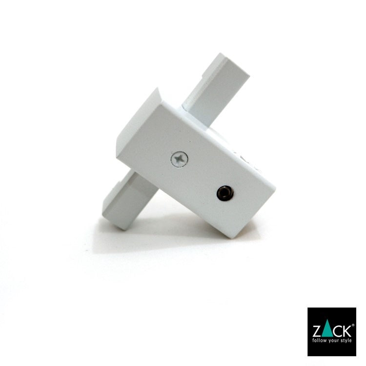 ZACK 40814 CARVO ドイツZACK社製モダンデザインのダブルタオルフック ホワイト仕上げ 壁付けタイプ DIY [在庫有り]