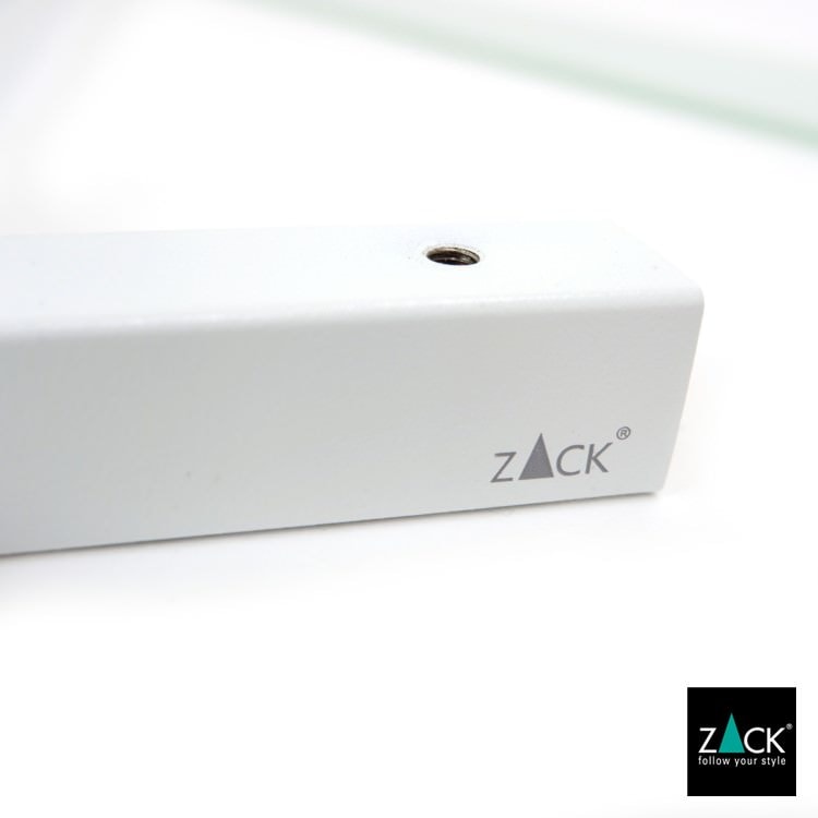 ZACK 40816 CARVO ドイツZACK社製モダンデザインのバスルームシェルフ ホワイト仕上げ 壁付けタイプ DIY [在庫有り]