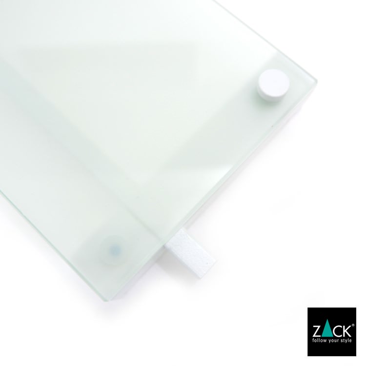 ZACK 40816 CARVO ドイツZACK社製モダンデザインのバスルームシェルフ ホワイト仕上げ 壁付けタイプ DIY [在庫有り]