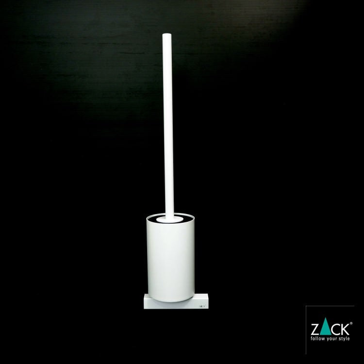 [サンプル品] ZACK 40817 CARVO ドイツZACK社製モダンデザインのトイレブラシ ホワイト仕上げ 壁付けタイプ DIY [在庫有り]