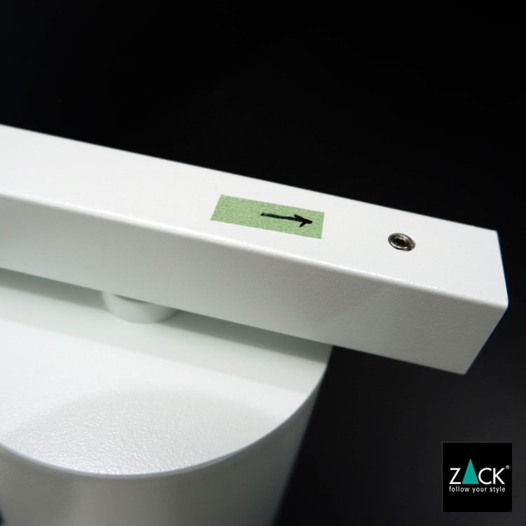 [サンプル品] ZACK 40817 CARVO ドイツZACK社製モダンデザインのトイレブラシ ホワイト仕上げ 壁付けタイプ DIY [在庫有り]