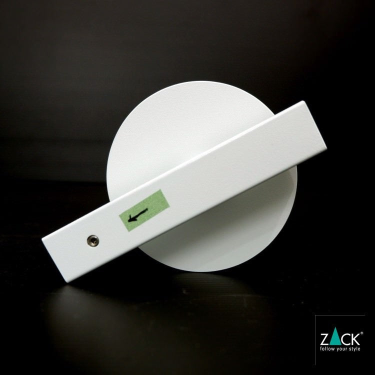 [サンプル品] ZACK 40817 CARVO ドイツZACK社製モダンデザインのトイレブラシ ホワイト仕上げ 壁付けタイプ DIY [在庫有り]