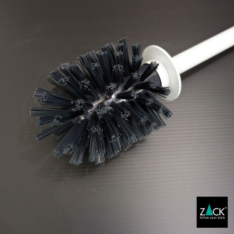 [サンプル品] ZACK 40817 CARVO ドイツZACK社製モダンデザインのトイレブラシ ホワイト仕上げ 壁付けタイプ DIY [在庫有り]