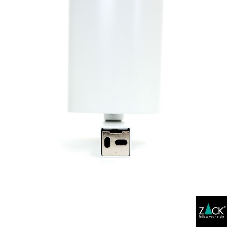 ZACK 40817 CARVO ドイツZACK社製モダンデザインのトイレブラシ ホワイト仕上げ 壁付けタイプ DIY [在庫有り]