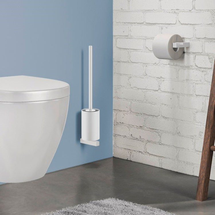 ZACK 40817 CARVO ドイツZACK社製モダンデザインのトイレブラシ ホワイト仕上げ 壁付けタイプ DIY [在庫有り]