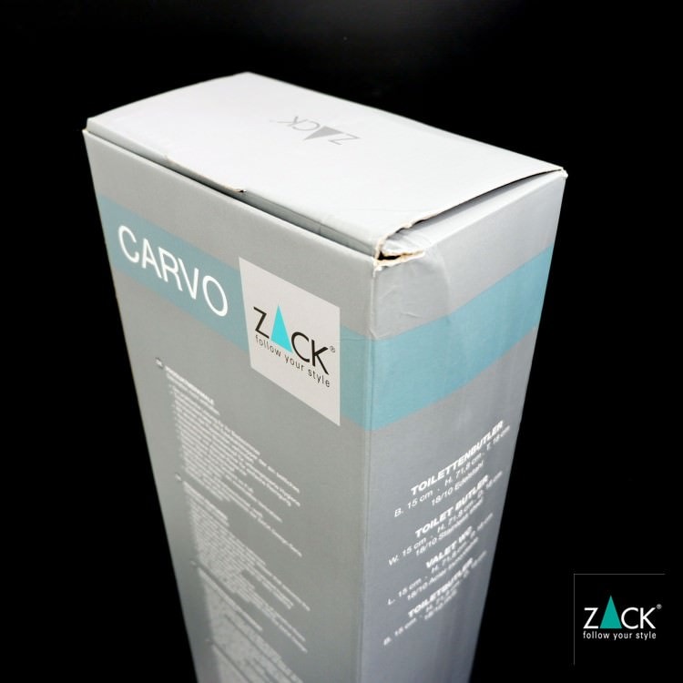 [サンプル品]ZACK 40818 CARVO ドイツZACK社製モダンデザインのトイレットバトラー ホワイト仕上げ [在庫有り]