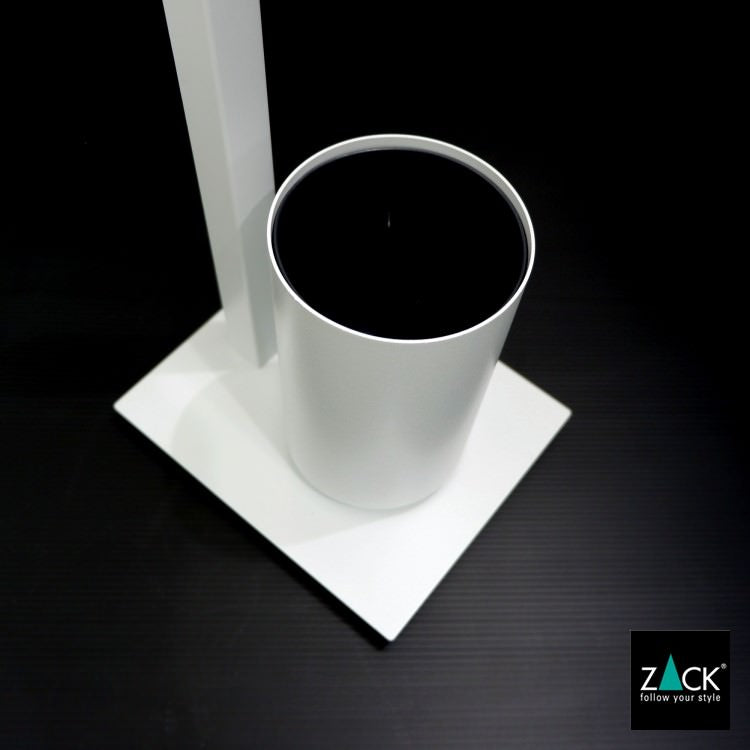 [サンプル品]ZACK 40818 CARVO ドイツZACK社製モダンデザインのトイレットバトラー ホワイト仕上げ [在庫有り]