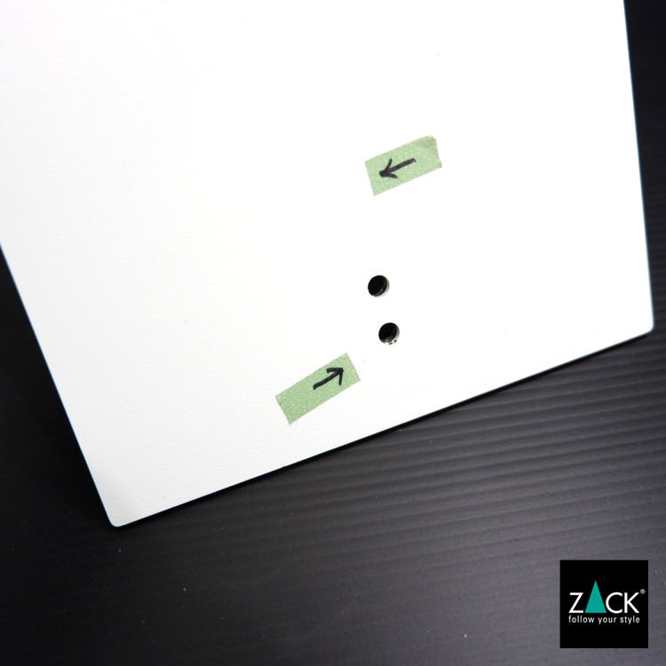 [サンプル品]ZACK 40818 CARVO ドイツZACK社製モダンデザインのトイレットバトラー ホワイト仕上げ [在庫有り]