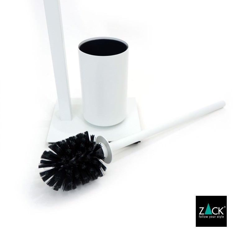 [サンプル品]ZACK 40818 CARVO ドイツZACK社製モダンデザインのトイレットバトラー ホワイト仕上げ [在庫有り]