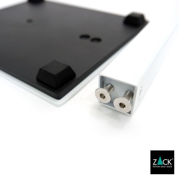 ZACK 40818 CARVO ドイツZACK社製モダンデザインのトイレットペーパースタンド トイレットバトラー ホワイト仕上げ [在庫有り]