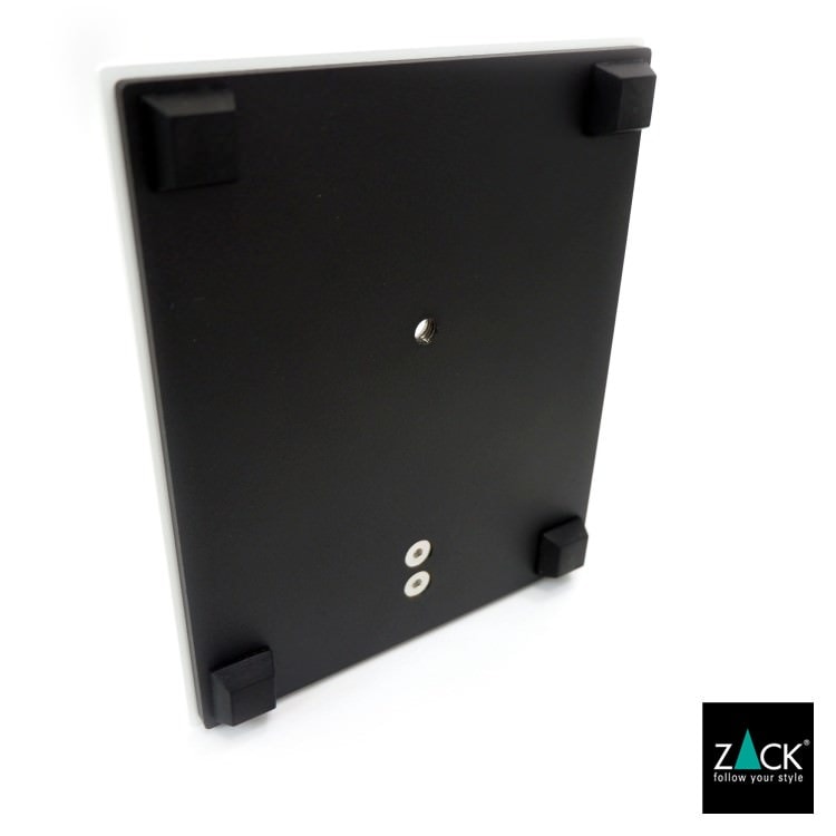 ZACK 40818 CARVO ドイツZACK社製モダンデザインのトイレットペーパースタンド トイレットバトラー ホワイト仕上げ [在庫有り]