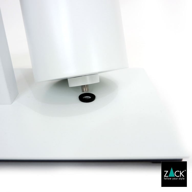 ZACK 40818 CARVO ドイツZACK社製モダンデザインのトイレットペーパースタンド トイレットバトラー ホワイト仕上げ [在庫有り]