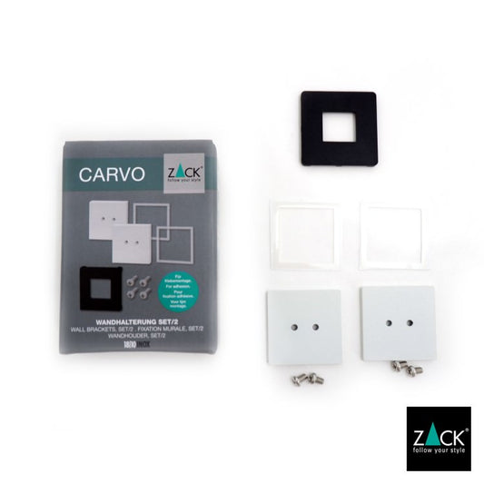 ZACK 40819 CARVO CARVO接着用ブラケット ホワイト仕上げ [パーツ] [在庫有り]
