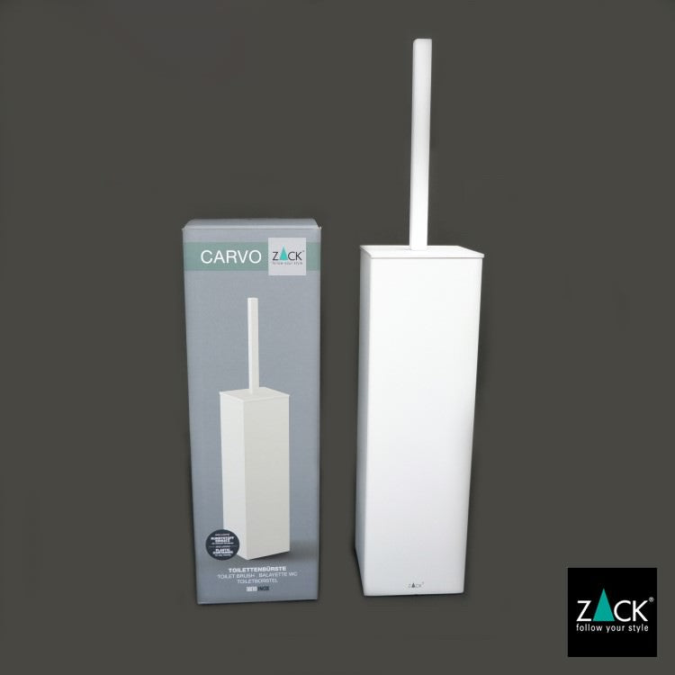 ZACK 40820 CARVO ドイツZACK社製モダンデザインのトイレブラシ ホワイト仕上げ [在庫有り]