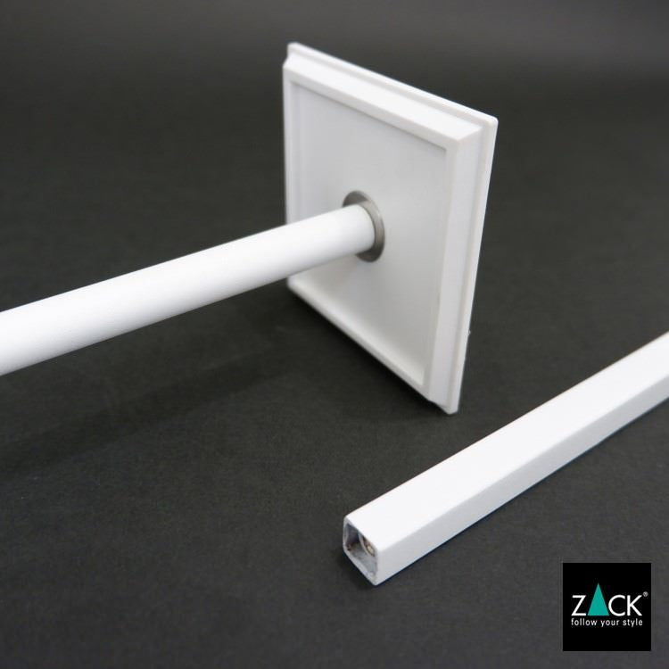 ZACK 40820 CARVO ドイツZACK社製モダンデザインのトイレブラシ ホワイト仕上げ [在庫有り]