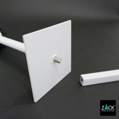 ZACK 40820 CARVO ドイツZACK社製モダンデザインのトイレブラシ ホワイト仕上げ [在庫有り]