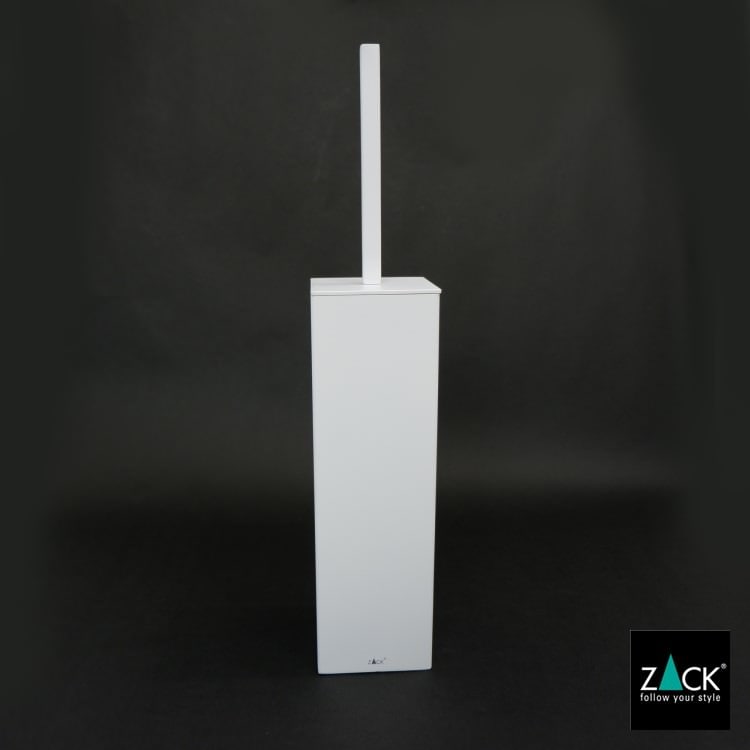ZACK 40820 CARVO ドイツZACK社製モダンデザインのトイレブラシ ホワイト仕上げ [在庫有り]