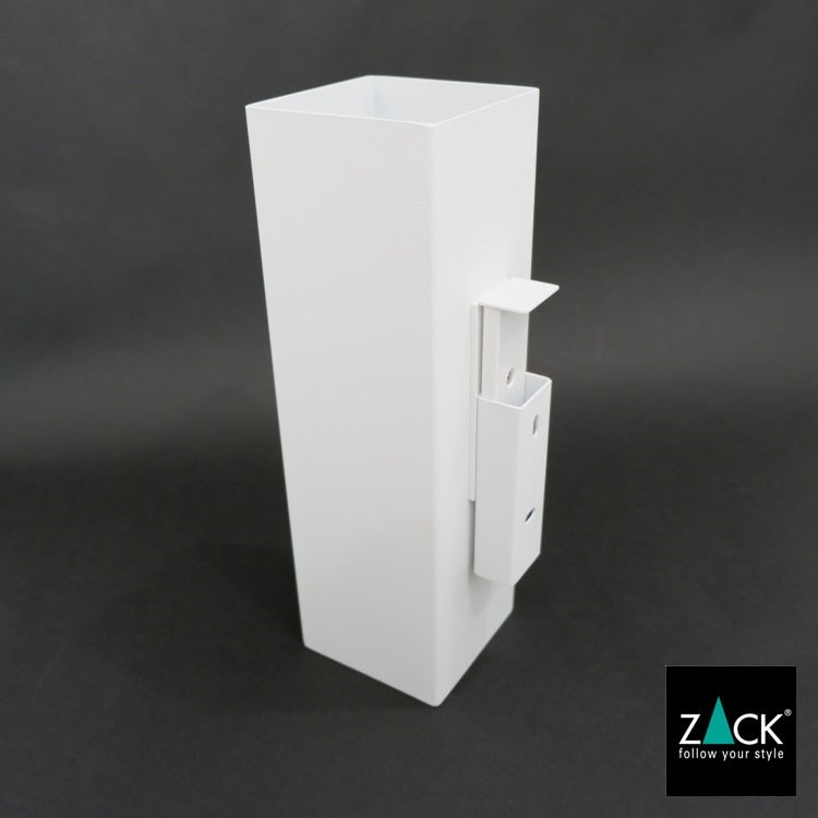 ZACK 40821 CARVO ドイツZACK社製モダンデザインのトイレブラシ ホワイト仕上げ 壁付けタイプ DIY [在庫有り]