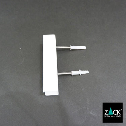 ZACK 40821 CARVO ドイツZACK社製モダンデザインのトイレブラシ ホワイト仕上げ 壁付けタイプ DIY [在庫有り]