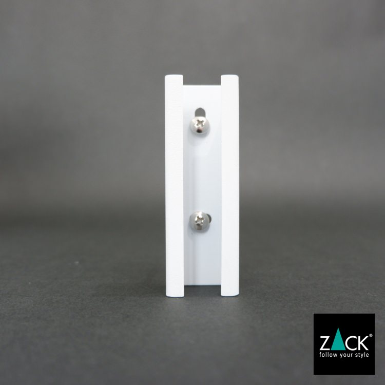 ZACK 40821 CARVO ドイツZACK社製モダンデザインのトイレブラシ ホワイト仕上げ 壁付けタイプ DIY [在庫有り]