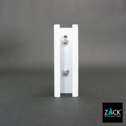 ZACK 40821 CARVO ドイツZACK社製モダンデザインのトイレブラシ ホワイト仕上げ 壁付けタイプ DIY [在庫有り]