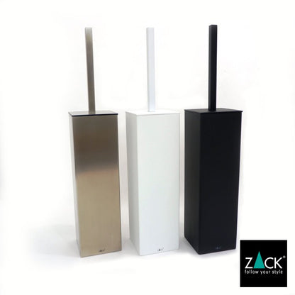 ZACK 40821 CARVO ドイツZACK社製モダンデザインのトイレブラシ ホワイト仕上げ 壁付けタイプ DIY [在庫有り]