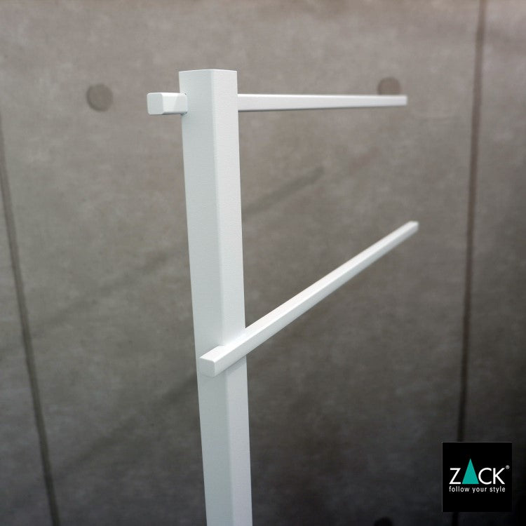 ZACK 40822 CARVO ドイツZACK社製モダンデザインのタオルスタンド ホワイト仕上げ [在庫有り]H1