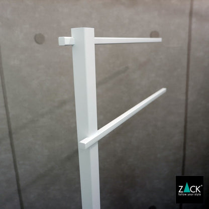 ZACK 40822 CARVO ドイツZACK社製モダンデザインのタオルスタンド ホワイト仕上げ [在庫有り]H1