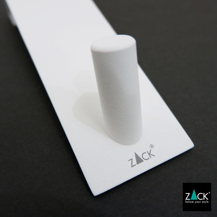 ZACK 40830 EXIT ドイツZACK社製モダンデザインのドアフック ホワイト仕上げ ドア幅19mm用 [在庫有り] H2-31