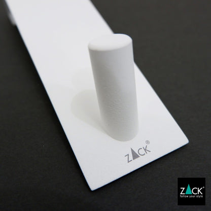 ZACK 40830 EXIT ドイツZACK社製モダンデザインのドアフック ホワイト仕上げ ドア幅19mm用 [在庫有り] H2-31