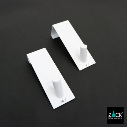 ZACK 40830 EXIT ドイツZACK社製モダンデザインのドアフック ホワイト仕上げ ドア幅19mm用 [在庫有り] H2-31