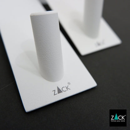 ZACK 40830 EXIT ドイツZACK社製モダンデザインのドアフック ホワイト仕上げ ドア幅19mm用 [在庫有り] H2-31