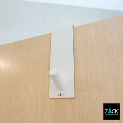 ZACK 40830 EXIT ドイツZACK社製モダンデザインのドアフック ホワイト仕上げ ドア幅19mm用 [在庫有り] H2-31