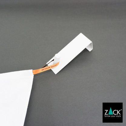ZACK 40831 EXIT ドイツZACK社製モダンデザインのドアフック ホワイト仕上げ ドア幅41mm用 [在庫有り]H1