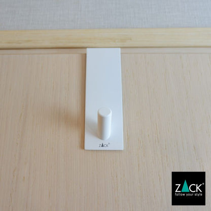 ZACK 40831 EXIT ドイツZACK社製モダンデザインのドアフック ホワイト仕上げ ドア幅41mm用 [在庫有り]H1