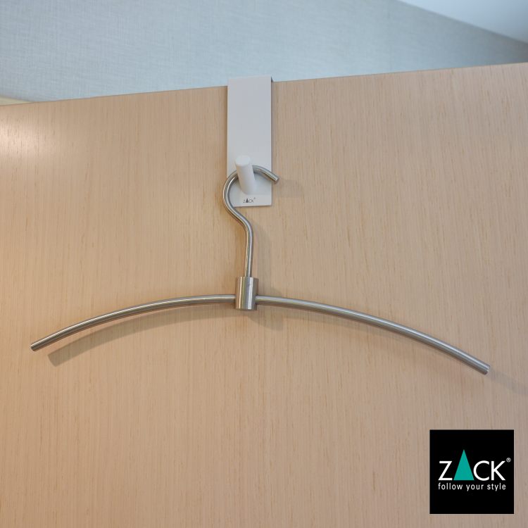 ZACK 40831 EXIT ドイツZACK社製モダンデザインのドアフック ホワイト仕上げ ドア幅41mm用 [在庫有り]H1