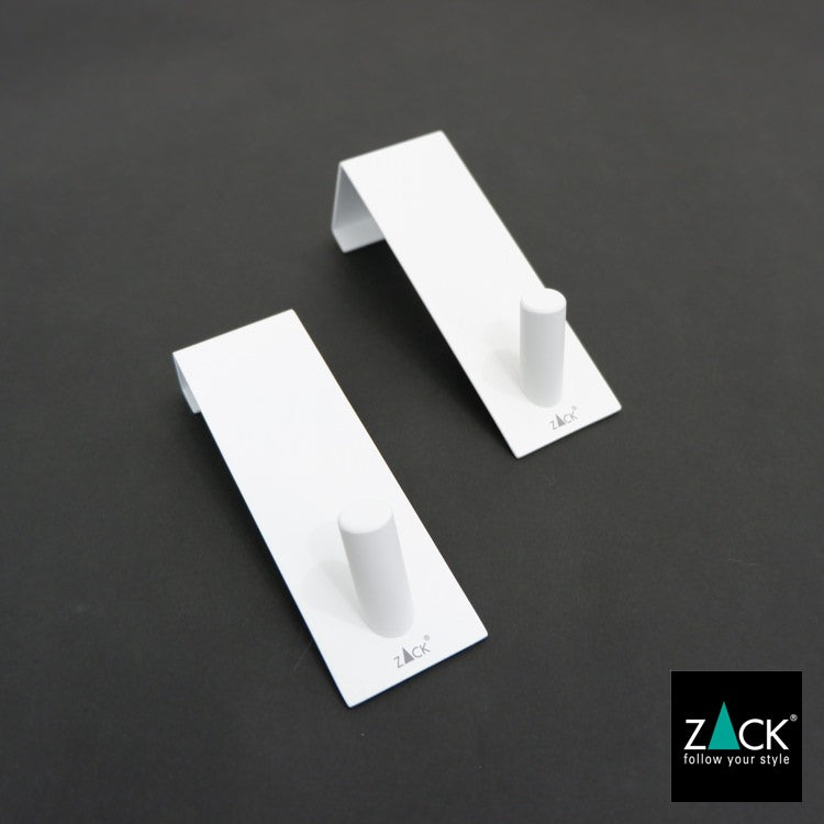 ZACK 40831 EXIT ドイツZACK社製モダンデザインのドアフック ホワイト仕上げ ドア幅41mm用 [在庫有り]H1