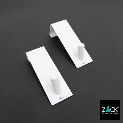 ZACK 40831 EXIT ドイツZACK社製モダンデザインのドアフック ホワイト仕上げ ドア幅41mm用 [在庫有り]H1